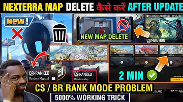 How To Remove Nexterra Map In Free Fire Max|Nexterra Map Delete Kaise Kare|Nexterra Map Kaise Hataye