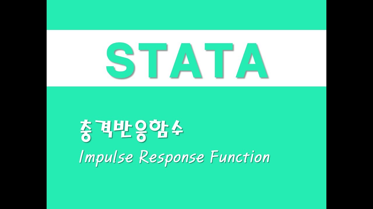 Stata 22 irf impulse response function youtube