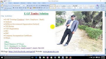 Tender Publish, APP Create, Document Preparation, Evaluation and Opening Committee