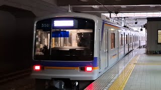 【南海カラー化2本目】元 泉北高速鉄道5000系5501F　回送車　和泉中央駅引き上げ線へ向け発車