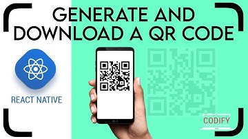 Generate and download a QR code in react native