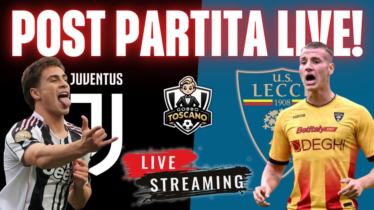 🚨VERGOGNA JUVENTUS LECCE 1-1 LIVE POST PARTITA!