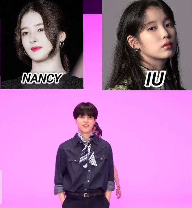 Which one you choose IU or Nancy #shorts #bts #blackpink @PurpleRibbonCraft