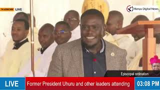 Sakaja's great remarks in front of Former President Uhuru Kenyatta at St Mary's Msongari!!