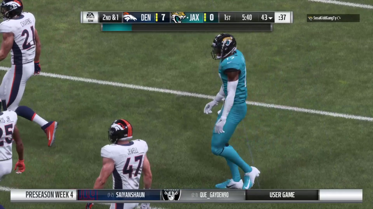 Denver Broncos Vs Jacksonville Jaguars Youtube