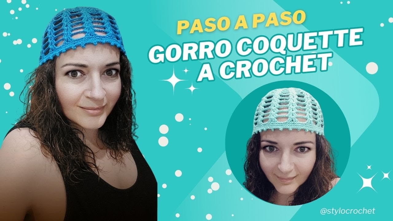 Gorro Coquette a Crochet 💖 | Tutorial Paso a Paso Fácil y Rápido - YouTube