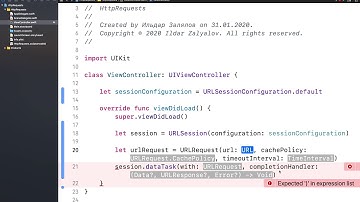 Занятие 10: Работа с сетью в iOS приложениях.