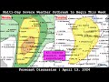 Forecast Discussion - April 13, 2024 - Multi-Day Severe Weather Outbreak to Begin This Week