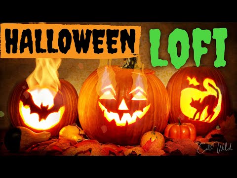 Halloween Lofi Beats to study / relax 🎃 Jack-o'-lantern 🍬  lofi hip hop music 🎃 Autumn chill vibes 🍬