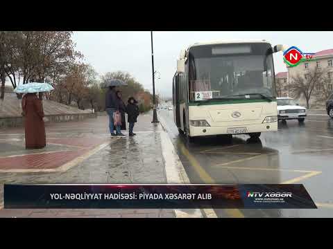 Naxçıvanda yol-nəqliyyat hadisəsi: piyada xəsarət alıb