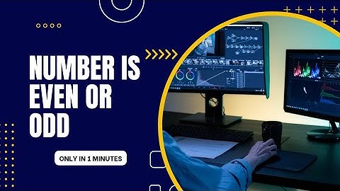 Check number is even or odd, C language Code