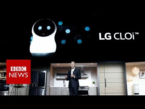 CES 2018: Robot refuses to co-operate with LG chief - BBC News