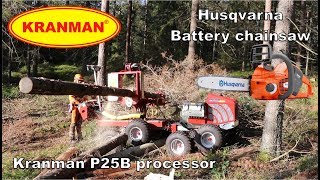 Kranman P25B Processor + Husqvarna 535i XP Batterisåg