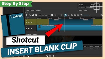 Insert Blank Clip or Transparent Clip | Shotcut Tutorial