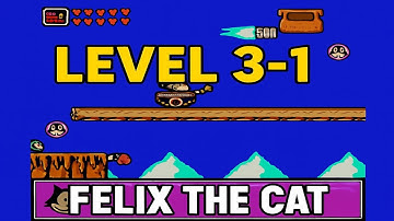 LEVEL 3-1 | Felix the Cat | Walkthrough, Gameplay, No Commentary, NES