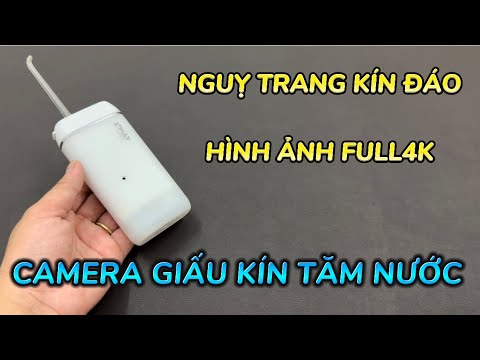 Camera Ngụy Trang Tăm Nước Mẫu Mới 2024, Camera Giấu Kín Quay Trong Nhà Tốt  Nhất Full4K Pin 10 Tiếng 