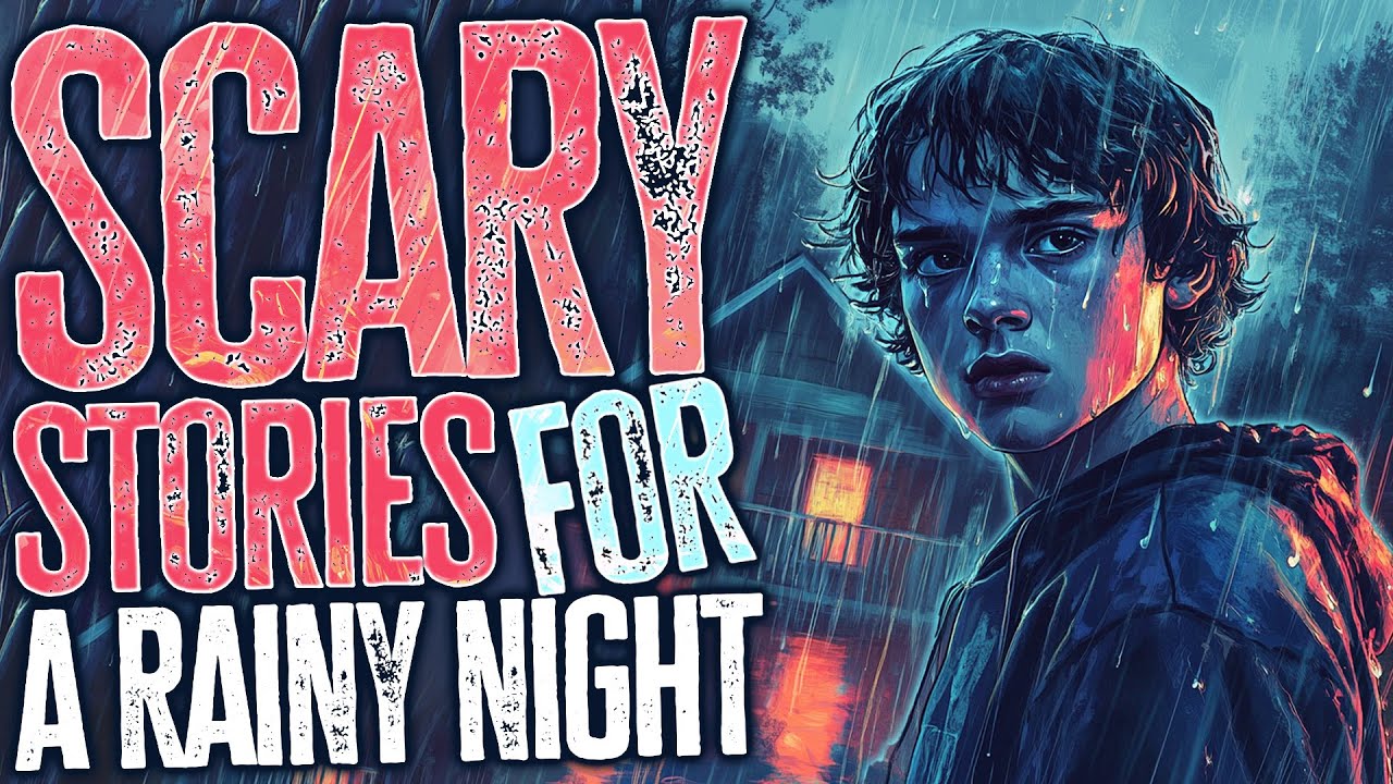 2 Hours of Scary Stories for a Rainy Night | with Ambient Rain Sounds | Black Screen Compilation
