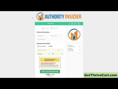 Thrivecart Walkthrough (Updated 10/21)