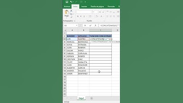 Cómo unir nombres en Excel en segundos ✨📊 #excel #shorts