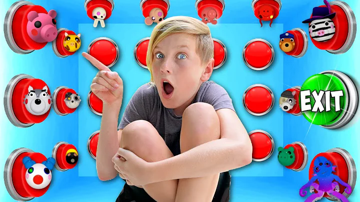 100 PIGGY Mystery Buttons But Only One Lets You Es...