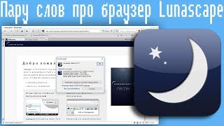 Пару слов про браузер Lunascape screenshot 1