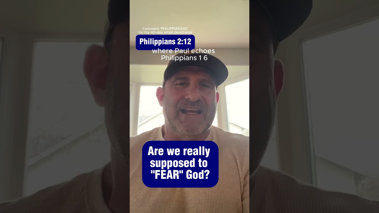 Should you really FEAR God??