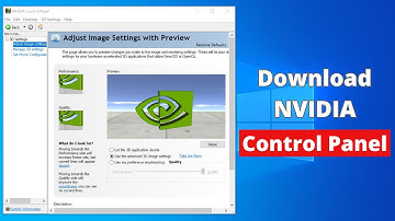 How to Download and Install Nvidia Control Panel in Windows