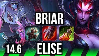 BRIAR vs ELISE (JNG) | 17/2/16, Legendary, 400+ games | EUW Master | 14.6