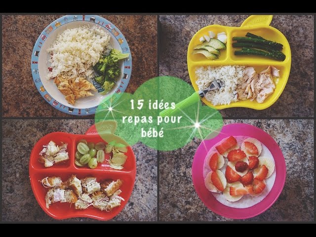 REPAS POUR UN ENFANT (15 idées repas) l MOM2BE 