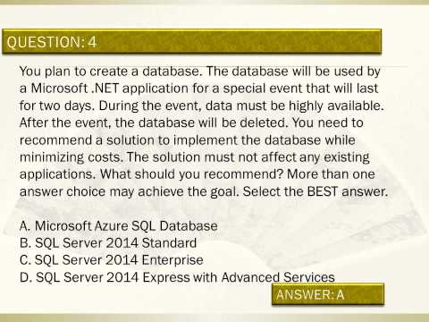Passokay 70-465 Exam free demo with answers