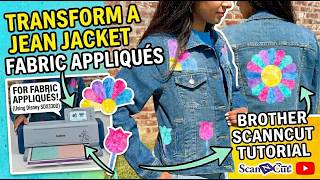 Transform a Jean Jacket with Fabric Appliqués (Brother ScanNCut Tutorial) : AllBrands After Hours