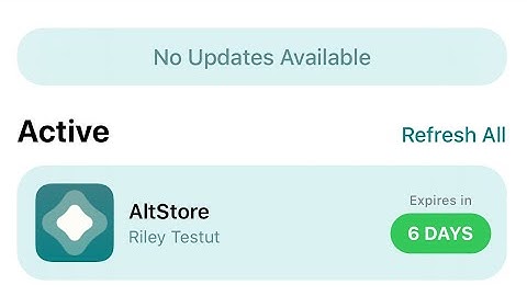 [ AltStore ] How to refresh AltStore and other IPA apps when it expires.
