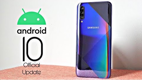Samsung Galaxy A50s Official Android 10 Update