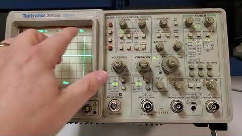 Tektronix 2465B Inidcators Flicker & Dianostic Routines