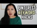 How To Search KEYWORDS ON PINTEREST To Get More Traffic // 3 Pinterest Keyword Tools 2021