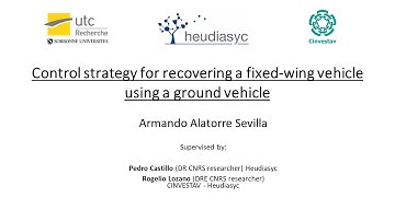 Control strategy for recovering a fixed-wing vehicle using a ground vehicle