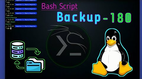 Backup-180 Bash Script | Bash Programming | termux | Linux