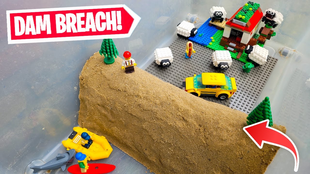 Lego Dam Breach😱 #10 - LEGO FARM! - YouTube