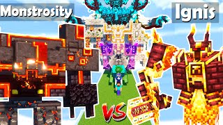 IGNIS vs NETHERITE MONSTROSITY | IGNIS & NETHERITE MONSTROSITY vs ALL BOSSES & MUTANTS CREATURES