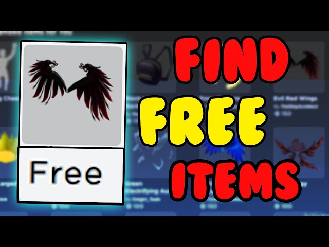 All Free Robux Items on Roblox 2021