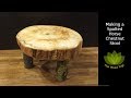Making a Beautiful Spalted Wood Three Legged Stool - Woodworking Project Making a Beautiful Spalted Wood Three Legged Stool - Woodworking Project