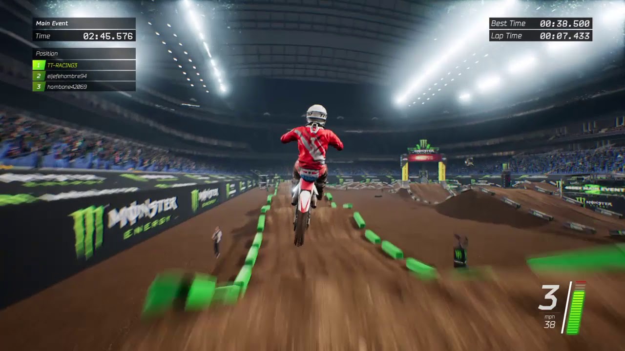 Monster Energy Supercross - 2019 RD 3 - The Official Videogame NEW TRACK KR94
