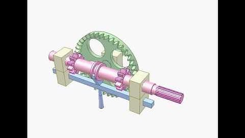 Cơ cấu đảo chiều quay bằng bánh răng mặt đầu Face gear 10