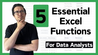 5 Essential Excel functions for Data Analysts