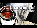 防水 グリーンランドワックスを作る How to make Greenland Wax, Canvas Waterproof, Plash Palatka