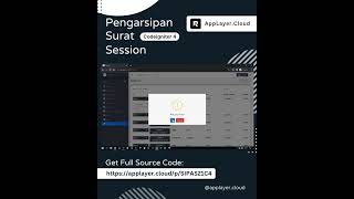 Session - Sistem Informasi Pengarsipan Surat Codeigniter 4 & MySQL #shorts #shortvideo