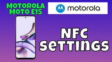 NFC Enable Disable Motorola Moto E15 || How to turn on / off NFC || NFC settings
