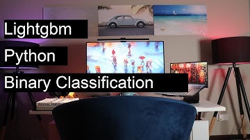 How to train a LightGBM model using Python for binary classification?