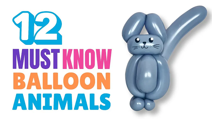 12 Balloon Animals Everyone Should Know / Easy One Balloon Animals
