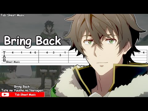 The Rising of the Shield Hero S2 OP - Bring Back Guitar Tutorial